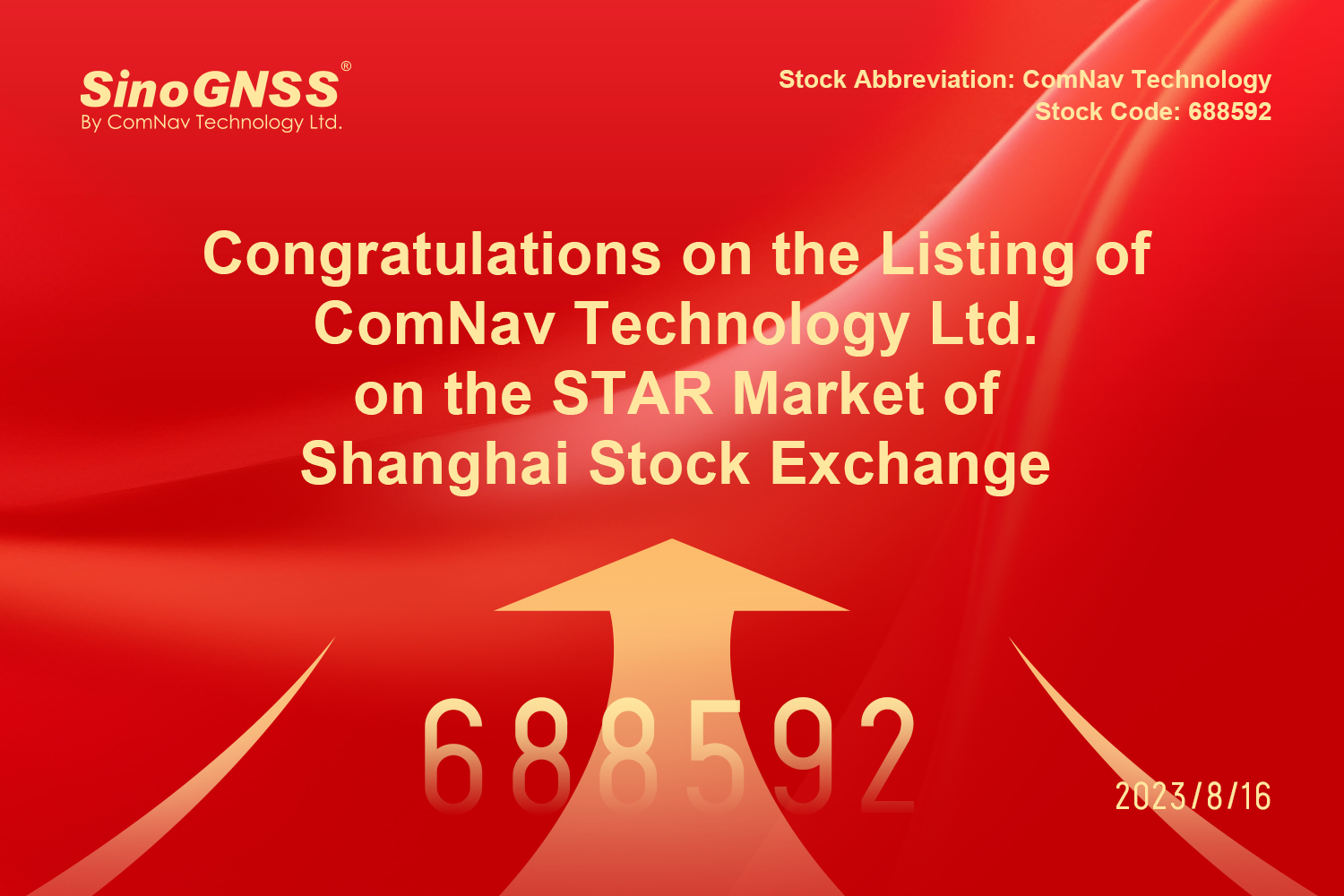 Felicitaciones por la cotización de ComNav Technology Ltd. en el mercado STAR de la Bolsa de Valores de Shanghái