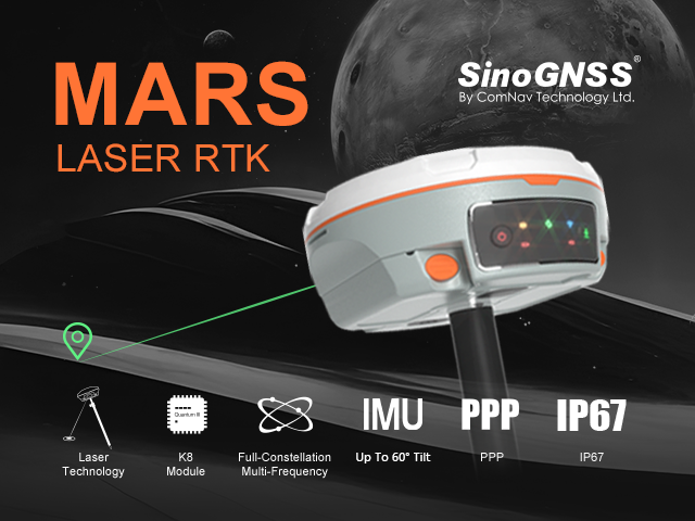 Mars Laser RTK - Cambiador en el mundo de la topografía y la cartografía