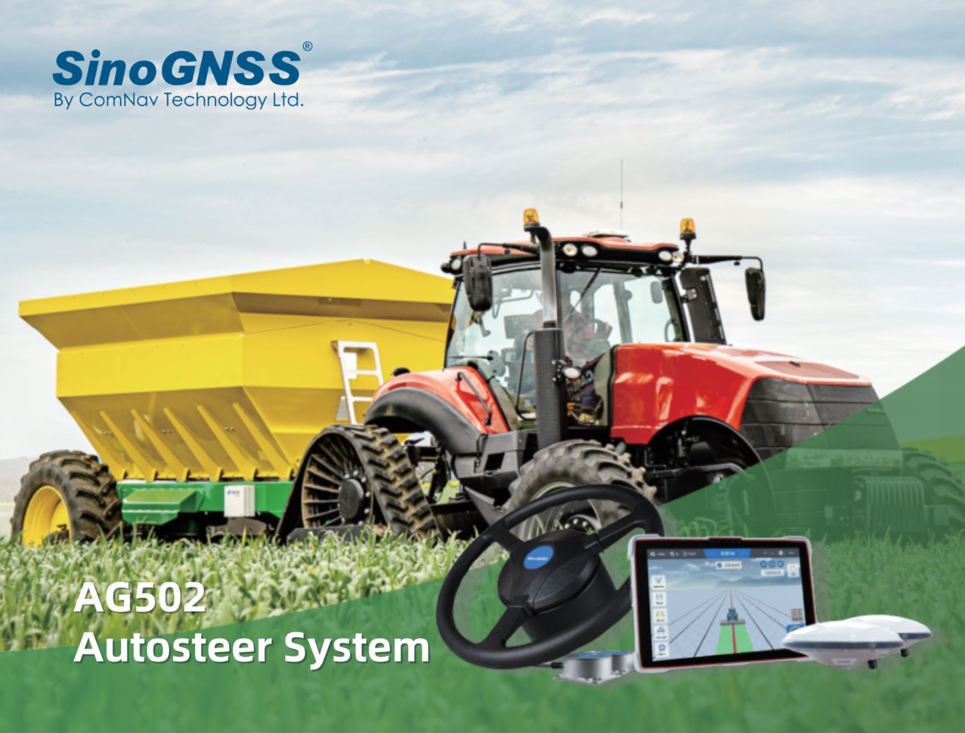 Harvest Tomorrow : le lancement du système de guidage automatique AG502 de ComNav