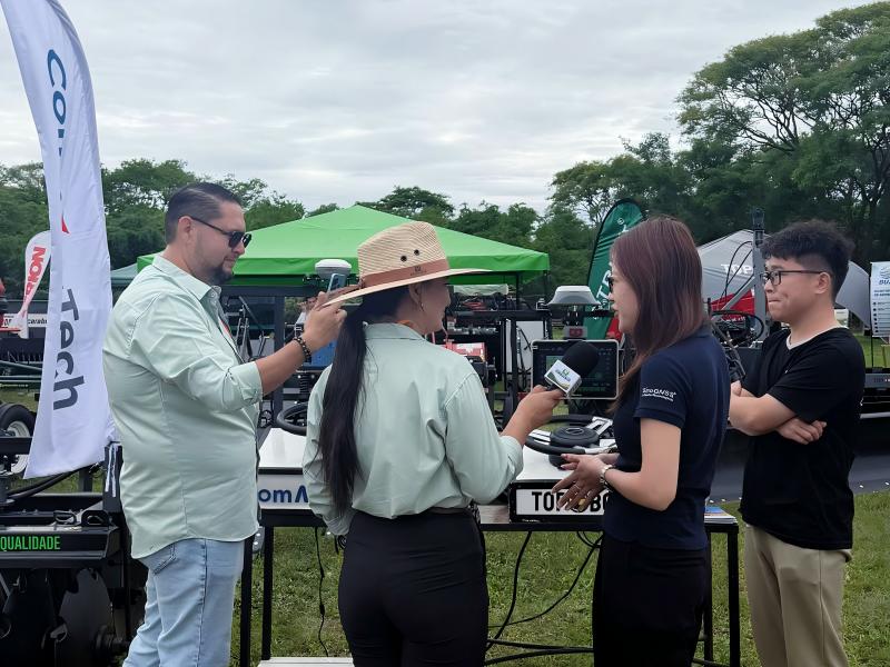 ComNav Technology interviewed by local media at AGRO VIDAS 2026
